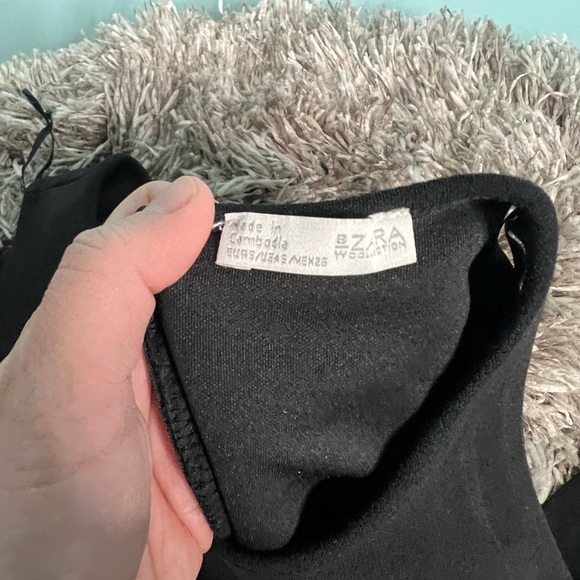 ZARA BLACK COLD SHOULDER ROMPER - Picture 2 of 4
